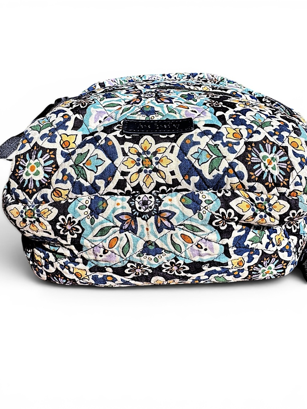 Vera Bradley Essential Compact Backpack Lisbon Medallion Cool - Picture 4 of 11